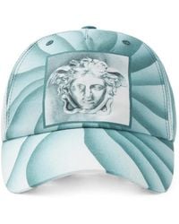 Versace - Baseballkappe Mit Medusa-Print - Lyst
