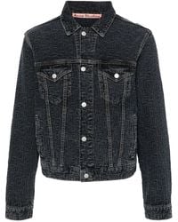 Acne Studios - エンボスロゴ デニムジャケット - Lyst
