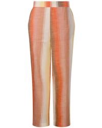 Ma Poésie - Sun Joe Striped Straight-Leg Trousers - Lyst