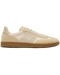 Balmain - Swan Lace-Up Logo-Detail Sneakers - Lyst