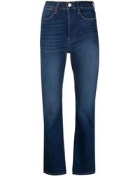 FRAME - Le Super High Straight-leg Jeans - Lyst