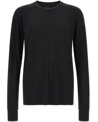 Thom Krom - Thumb-Hole-Cuff Cross-Seam T-Shirt - Lyst
