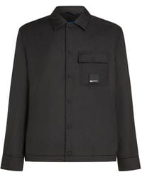 KARL LAGERFELD - Button-Fastening Jacket - Lyst