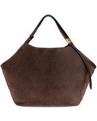 Kate Spade - Large Deco Suede Tote Bag - Lyst