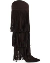 Le Silla - 120Mm Andy Fringed Boots - Lyst