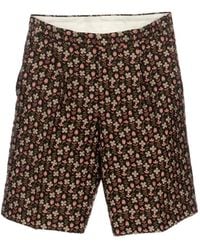 Walter Van Beirendonck - Floral-Print Jacquard Shorts - Lyst