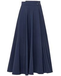 Nissa - High-Waisted Midi Skirt - Lyst