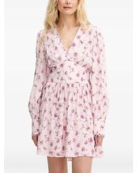 Twinset - Scalloped-Hem Floral Dress - Lyst