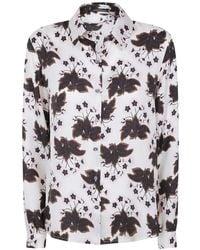 Laura Urbinati - Floral-Print Silk Shirt - Lyst