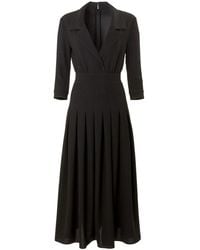 Carolina Herrera - Maxikleid Mit Falten - Lyst