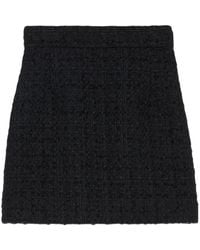 Gucci - Tweed Mini Skirt - Lyst