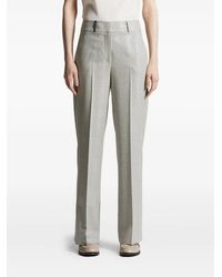 Peserico - Straight-Leg Tapered Trousers - Lyst