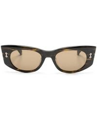 Akoni - Lunettes De Soleil Aquila À Monture Ovale - Lyst