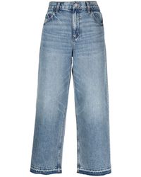 Theory - Mid-rise Wide-leg Jeans - Lyst