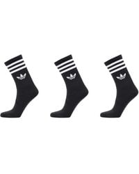 adidas - Calzini Con Logo A Righe (3 Pezzi) - Lyst