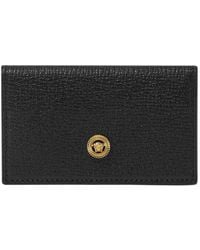 Versace - Logo-Plaque Wallet - Lyst