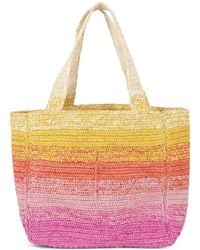 Manebí - Raffia Zuma Tote Bag - Lyst