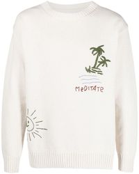 President's - Logo-print Knitted Sweatshirt - Lyst