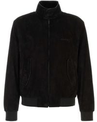 Gucci - High-Neck Logo-Embroidered Jacket - Lyst