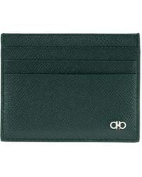 Ferragamo - Kartenetui mit Gancini-Detail - Lyst