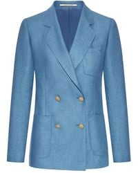 Tagliatore - Silk Blazer - Lyst