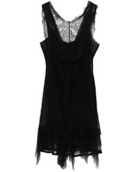 Alberta Ferretti - Robe Courte En Dentelle - Lyst