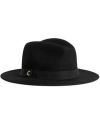 Coccinelle - Grosgrain-Trim Fedora Hat - Lyst