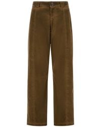 Herno - Stitched-Pleat Straight-Leg Jeans - Lyst