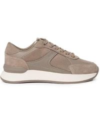 BOSS - Panelled Low-Top Sneakers - Lyst