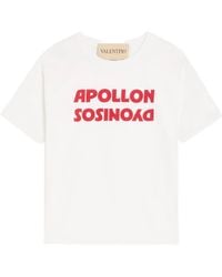 Valentino Garavani - Apollon Dyonisos-Print T-Shirt - Lyst