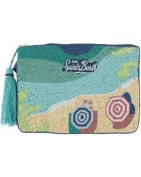 MC2 Saint Barth - Beaded Beach-Motif Clutch Bag - Lyst