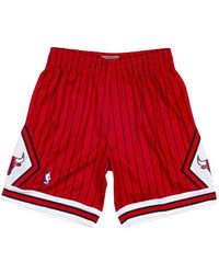 Mitchell & Ness - Nba Reload Swingman Striped-Pattern Shorts - Lyst