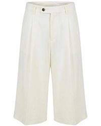 Berwich - Pleated Shorts - Lyst