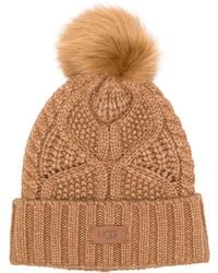 UGG - Beanie Mit Zopfmuster - Lyst