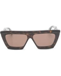 Alaïa - Geometric-Frame Sunglasses - Lyst