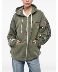 APRÈS SURF - Logo-Print Zip-Fastening Hoodie - Lyst