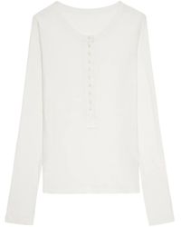 Zadig & Voltaire - Blair ロングスリーブ トップ - Lyst