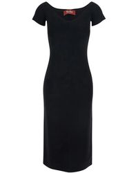 Max Mara - Cabina V-Neck Dress - Lyst