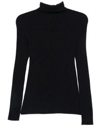 Fabiana Filippi - Pull Côtelé À Col Roulé - Lyst