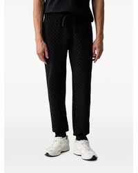 ARMANI EXCHANGE - Logo-Pattern Track Pants - Lyst