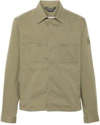 Calvin Klein - Logo-appliqué Shirt Jacket - Lyst