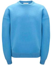 JW Anderson - Pull En Laine Mérinos À Col Rond - Lyst