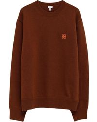 Loewe - Pull À Logo Brodé - Lyst
