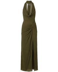 Nicholas - Robe Longue Froncée À Dos-Nu - Lyst