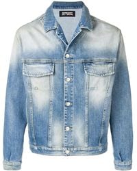 Represent - Chaqueta vaquera con efecto lavado - Lyst
