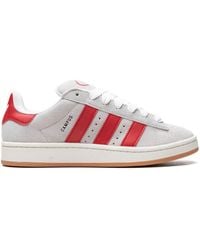 adidas - Campus 00s Crystal White Better Scarlet Sneakers - Lyst
