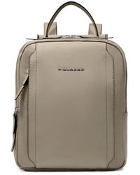 Piquadro - Logo-Lettering Backpack - Lyst