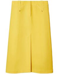 Tory Burch - Waxed Canvas Skirt - Lyst