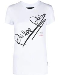 Philipp Plein - Ss Signature Cotton T-Shirt - Lyst