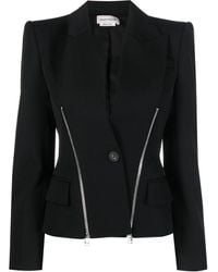McQueen - Wool Blazer - Lyst